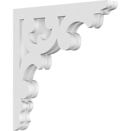Ekena Millwork Vienna Architectural Grade PVC Corbel, 1 7/8"W X 16"D X 16"H CORP01X16X16VI